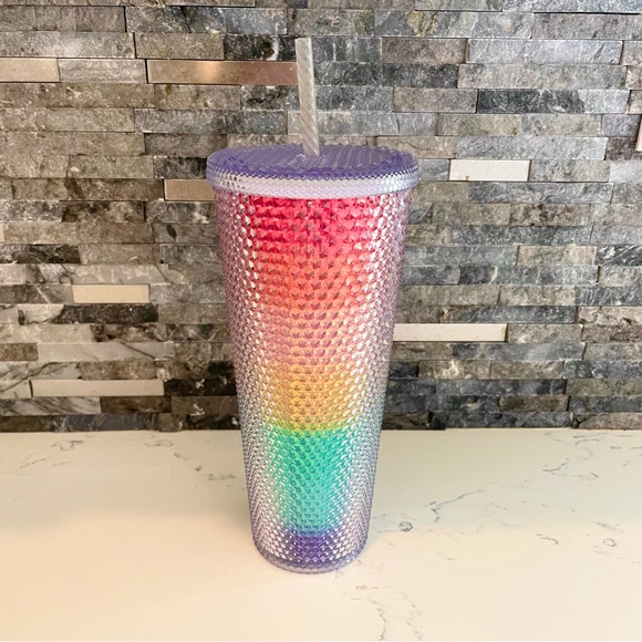 Starbucks 2020 Pride Month Rainbow Studded Tumbler New With Tags - Picture 3 of 6